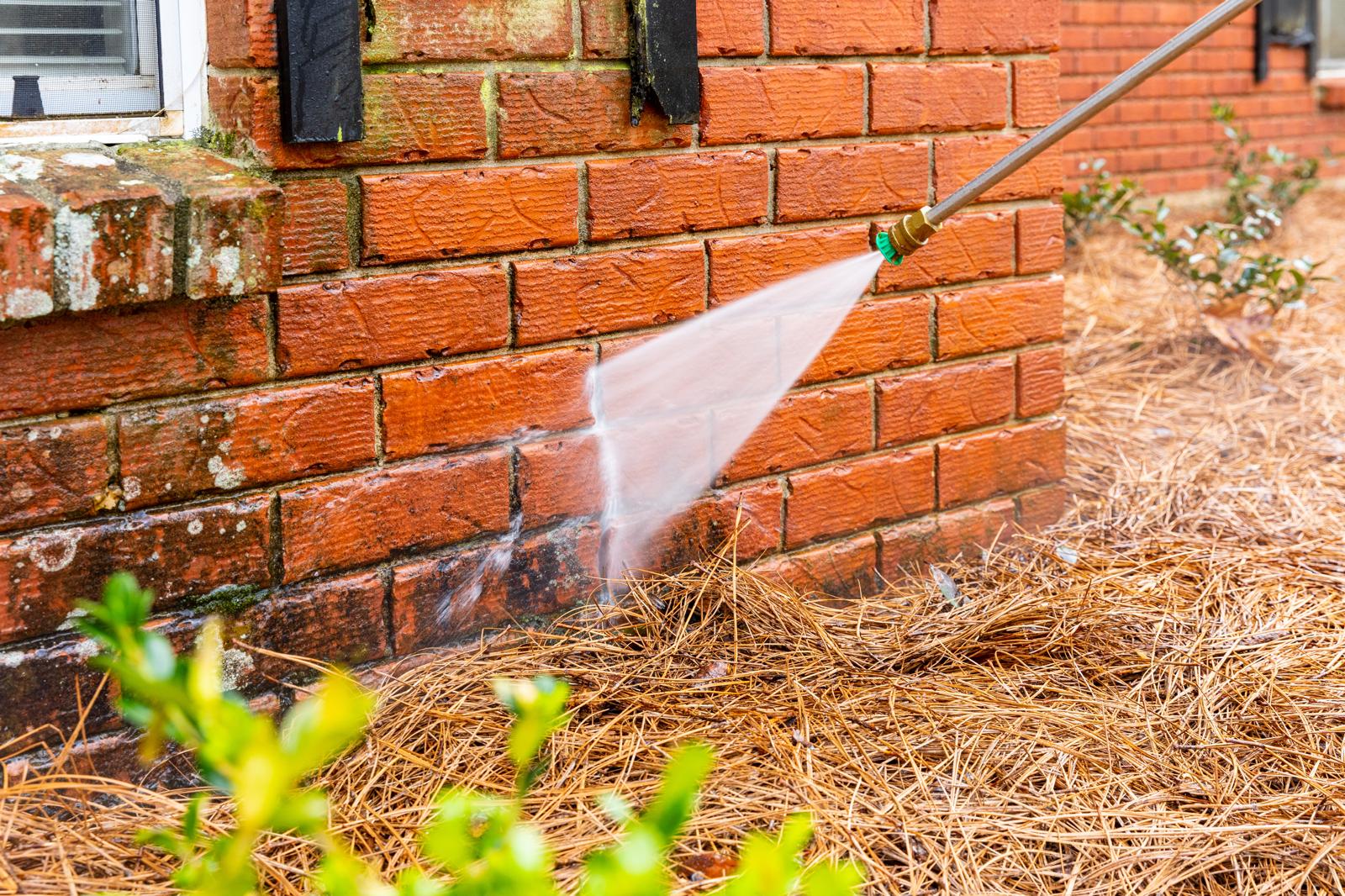 Professional brick cleaning service by Marsh Exterior Cleaning in Liverpool