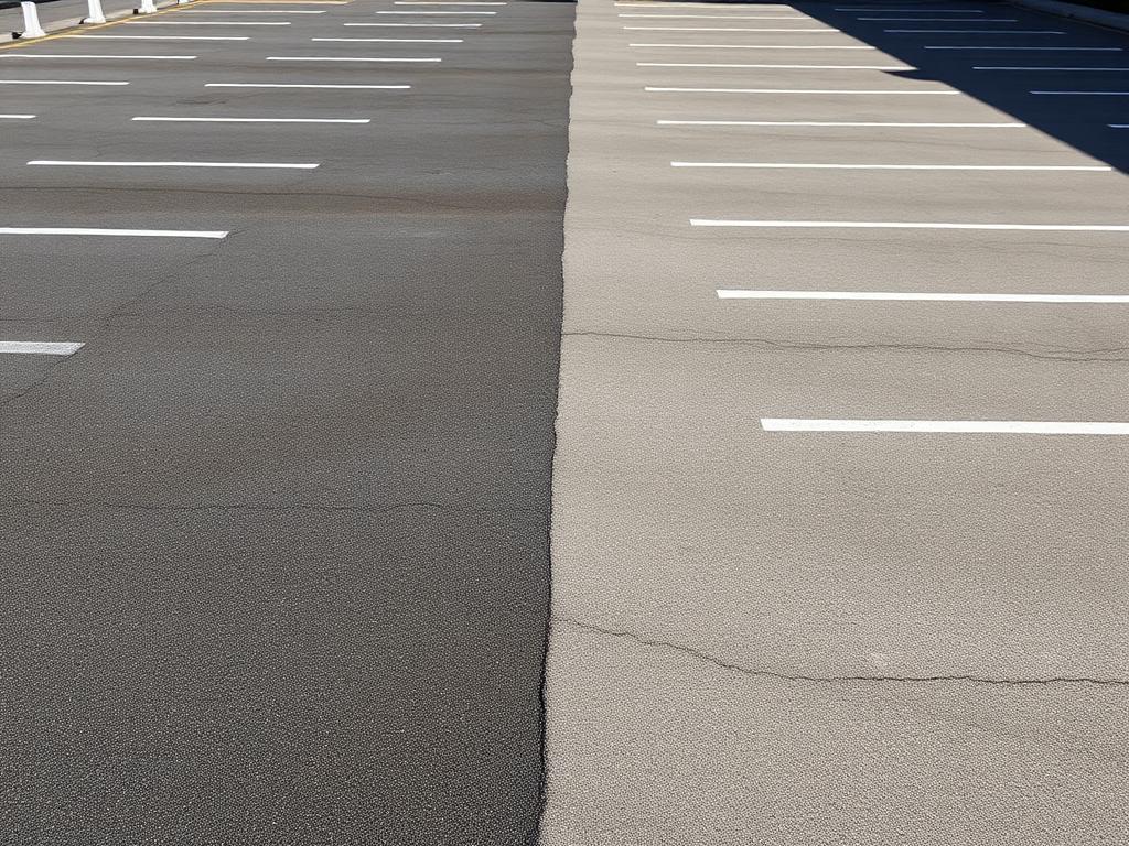 Professional car park cleaning service by Marsh Exterior Cleaning in Liverpool