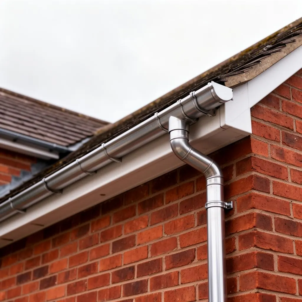 Gutter clearance on a short-let property in the Wirral