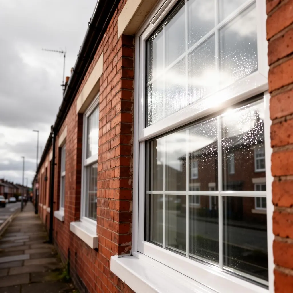 Professional window cleaning service by Marsh Exterior Cleaning in Liverpool