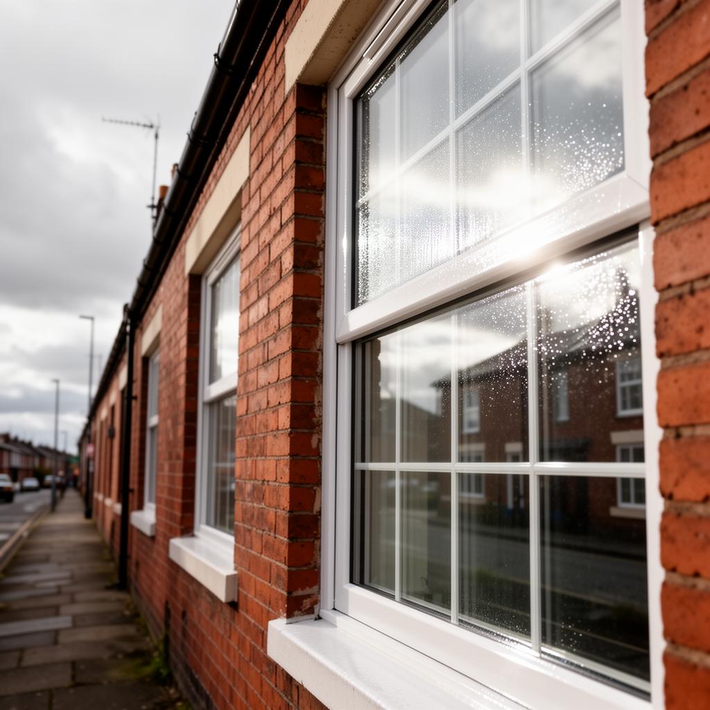 Professional window cleaning service by Marsh Exterior Cleaning in Liverpool