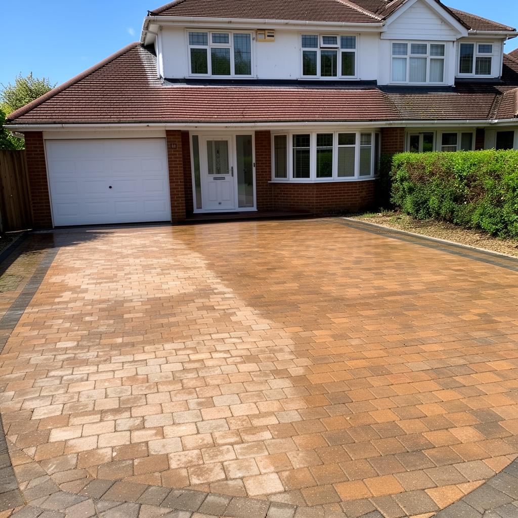 Professional exterior cleaning in progress by Marsh Exterior Cleaning Liverpool