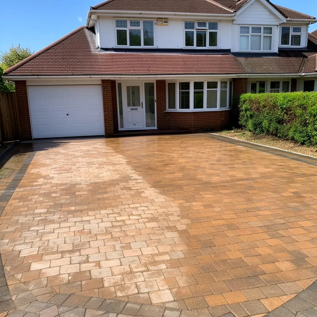 Marsh Exterior Cleaning professional team performing exterior cleaning on a commercial property